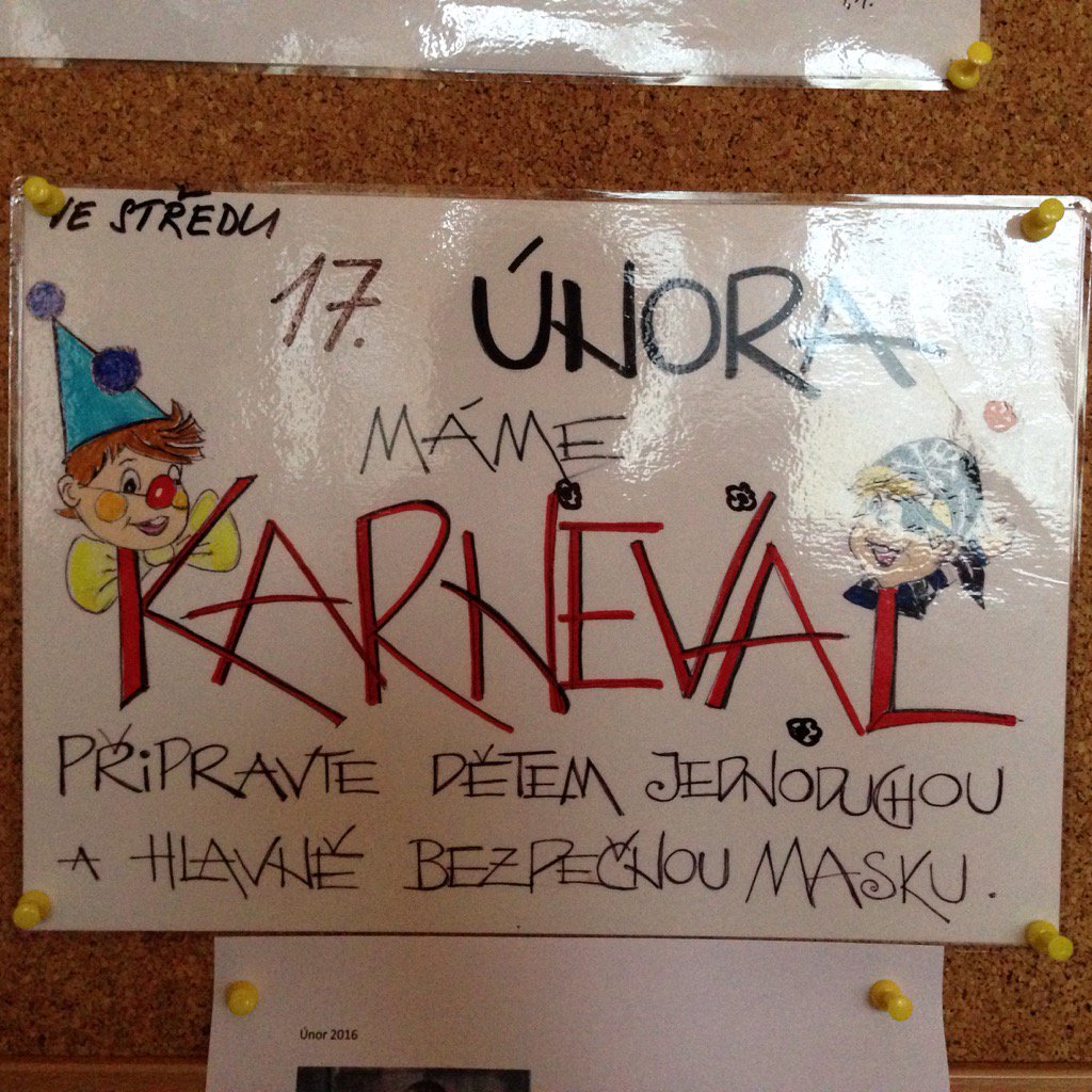 Stejne kriterium mame i na obed, zivot a vecerni zpravy a jednou na to asi vymreme ...