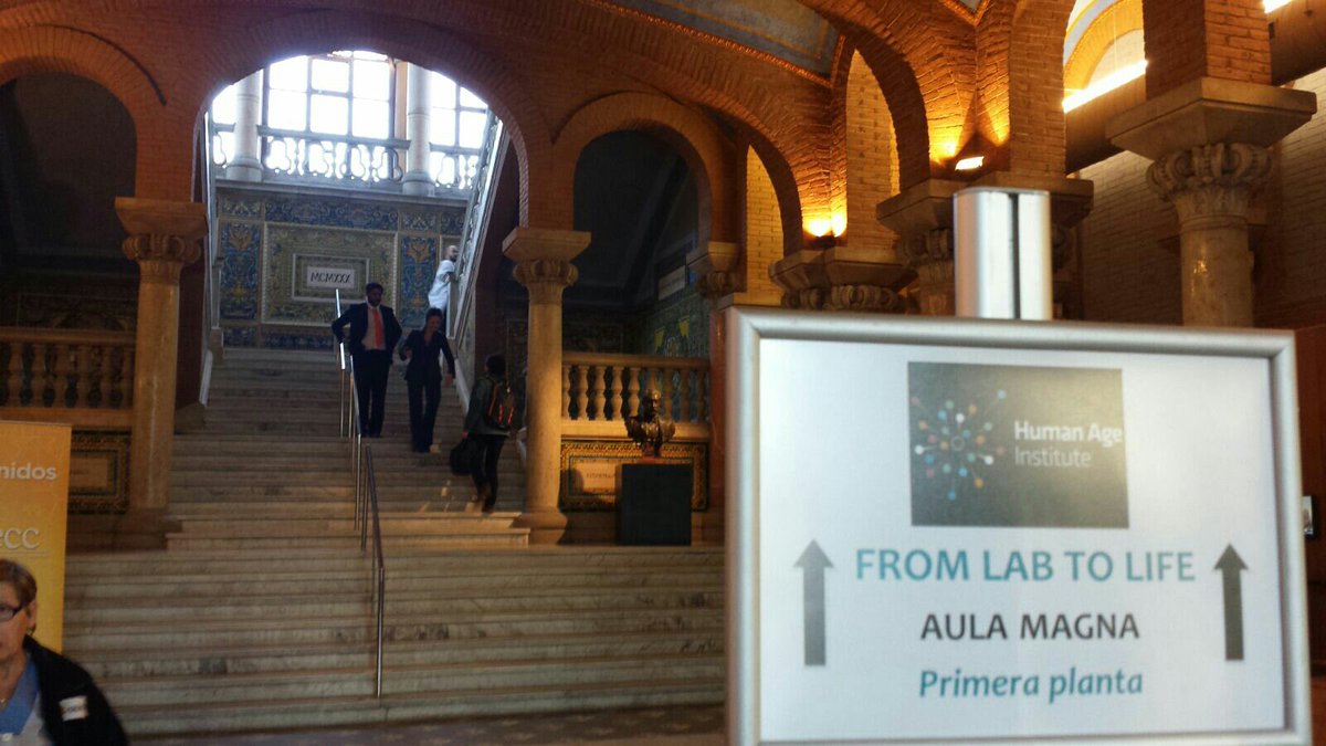 FundacionMPG's tweet image. Marco incomparable para el #FromLabToLife #Barcelona. La Casa de la Convalescència del Hospital de St.Pau.