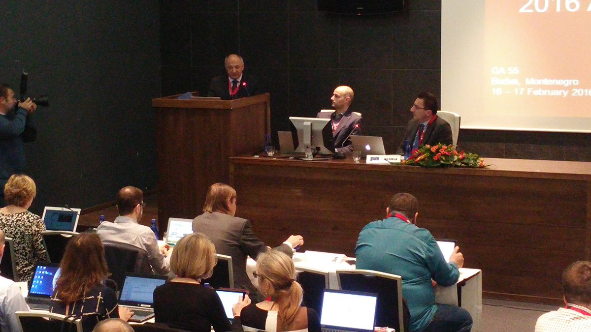 CENTRnews's tweet photo. Grateful for VP Lazovic's @MIDTCG  opening address at @CENTRnews #GA55 https://t.co/soHuK3oUGL