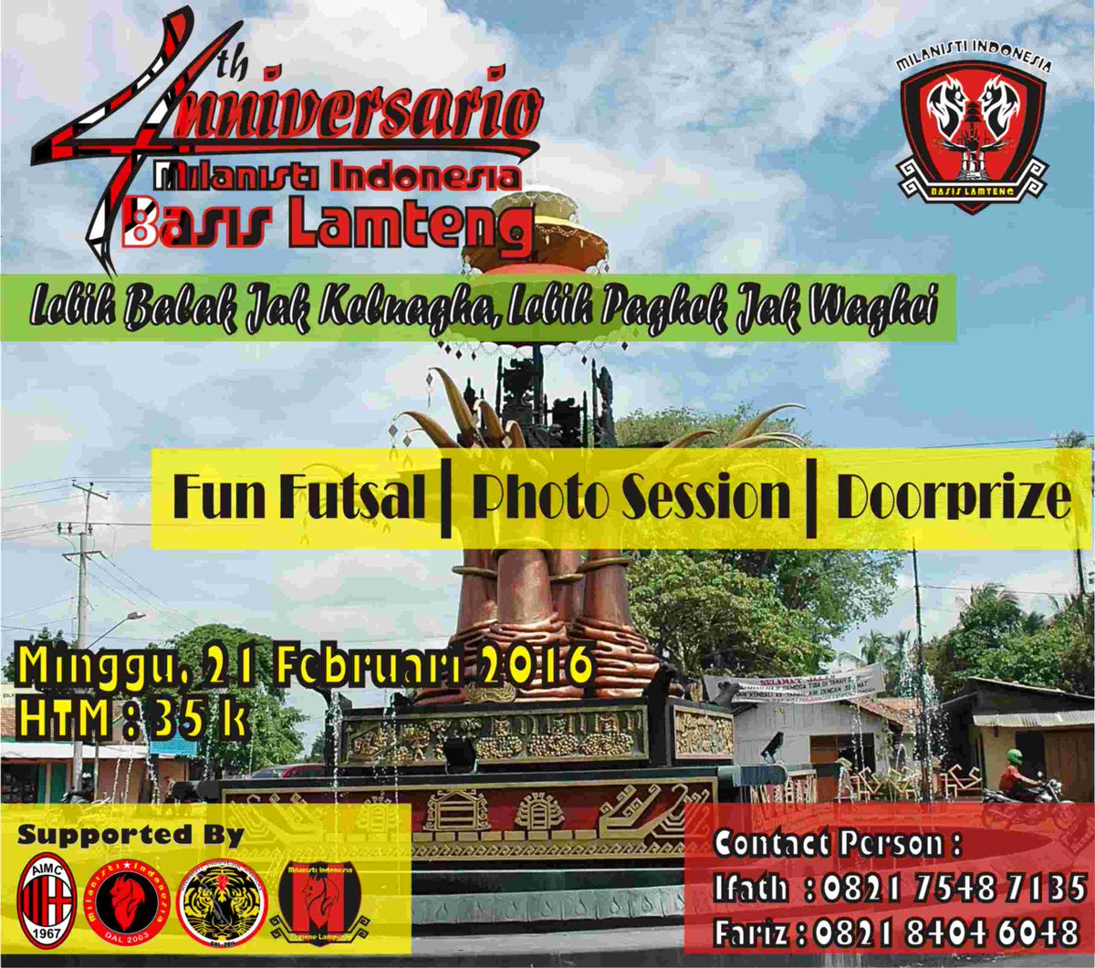 4nniversario <a href="/MI_Lamteng/">Milanisti Lamteng</a> .Yuk joint <a href="/MIsezLampung/">MI sez Lampung [020]</a> <a href="/MilanistiOrId/">Milanisti Indonesia</a> <a href="/MI_Pringsewu/">Milanisti Pringsewu</a> <a href="/MI_BasisMetro/">Milanisti_Metro_LPG</a> <a href="/MIBasisKotabumi/">MI Lampung utara</a>