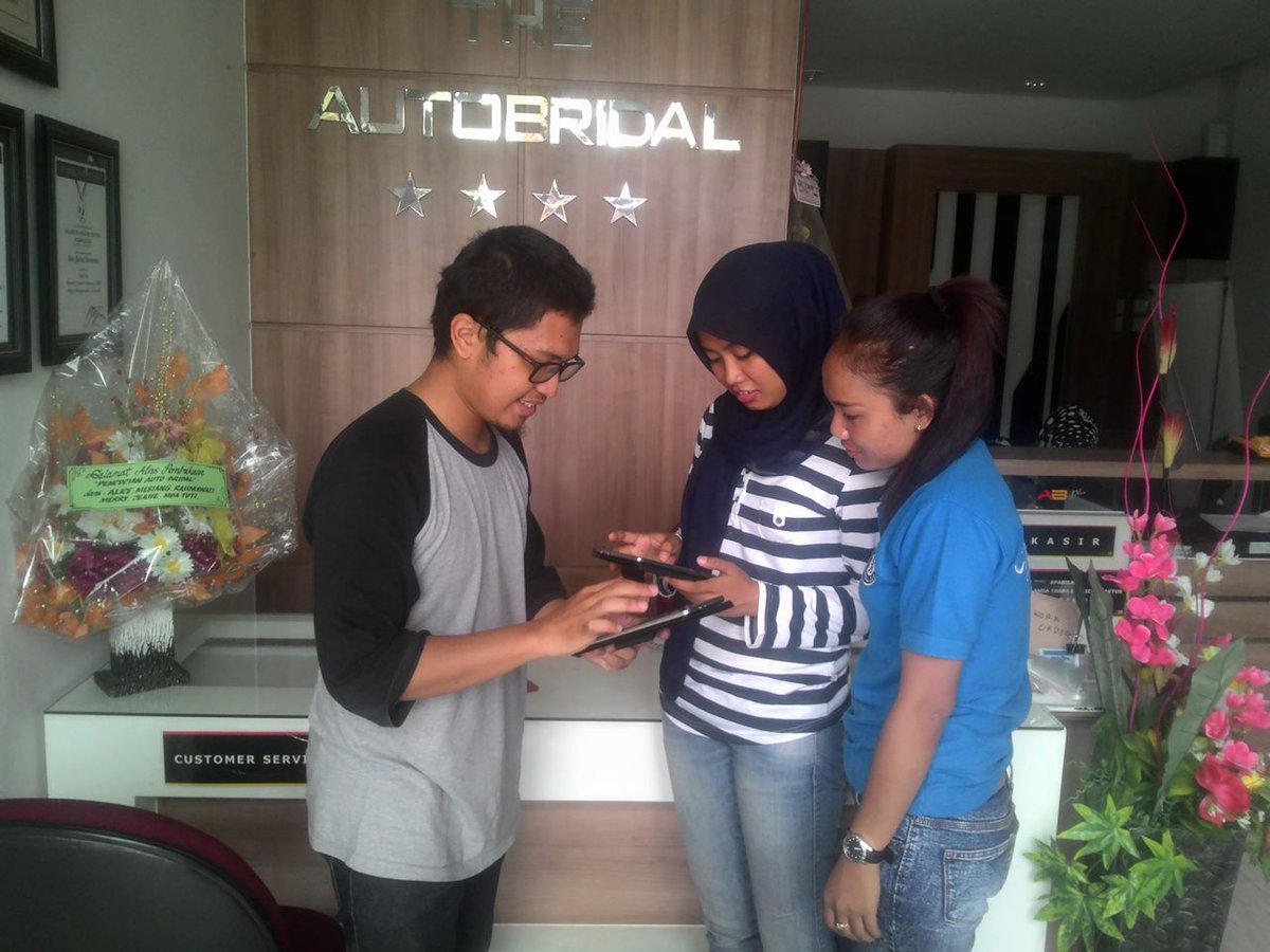 Pemasangan dan pelatihan POS dan Akuntansi terintegrasi di Autobridal Car Wash Balikpapan