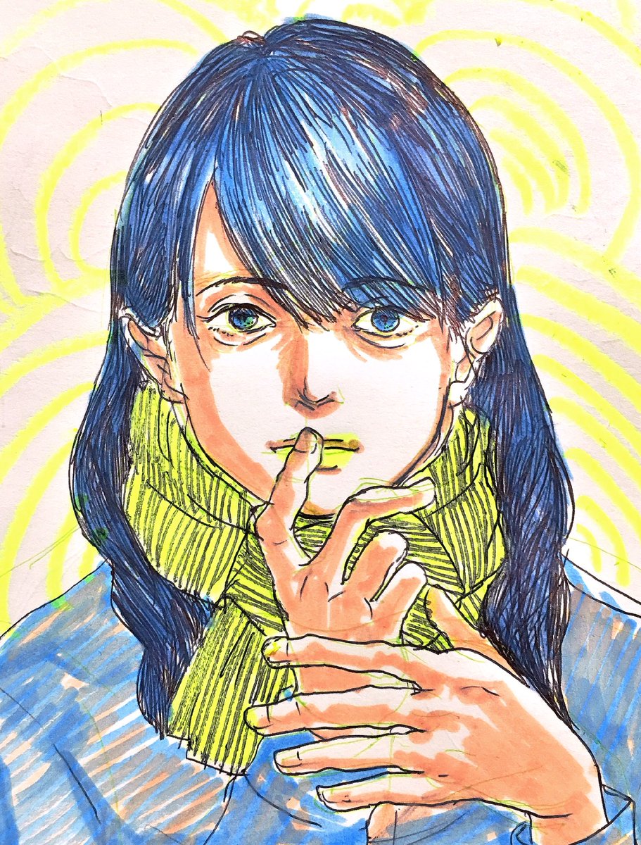 「余ったペンを使いきりたい 」|三角のイラスト