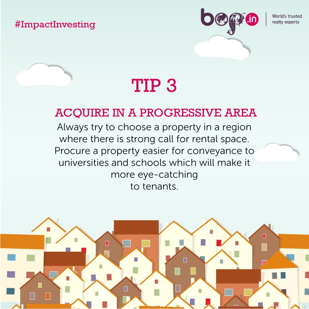 BOPGrp's tweet photo. #ImpactInvesting with @bopgrp

#Tip3 - Acquire in a progressive area.

#RealEstate #RealEstateInvestment https://t.co/NrLwMnDqod