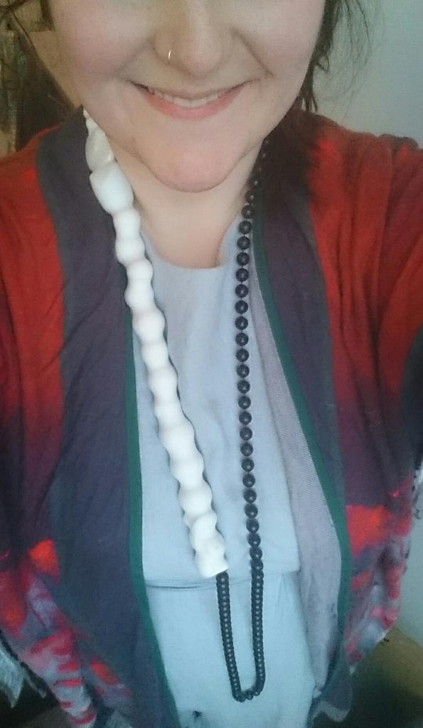 Robyn_Galway's tweet photo. Successful first day lecturing @UlsterUni I think its because of my @_Zoe_Robertson necklace #ShowAndTell #Jewellery https://t.co/6M3GFcpDPI