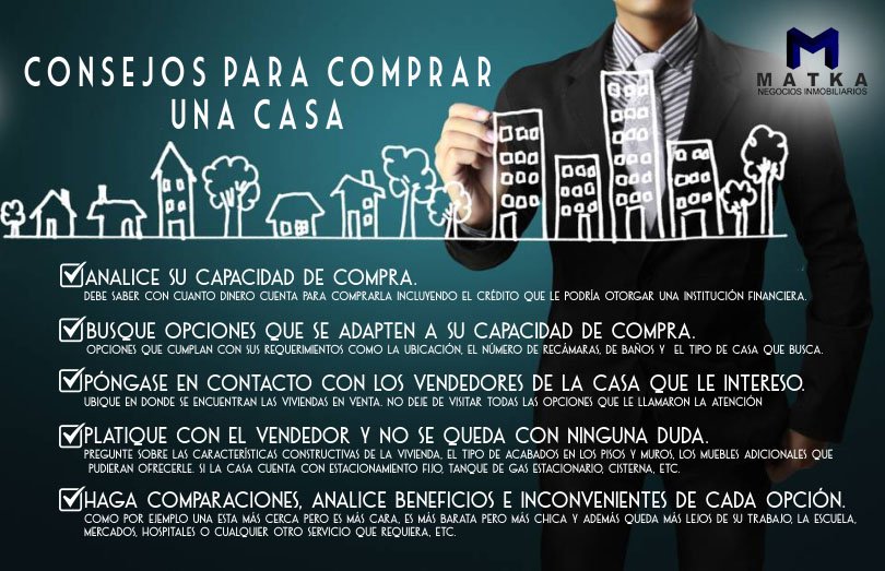 Matkapy's tweet image. Te dejamos estos tips a tener en cuenta a la hora de comprar una casa!