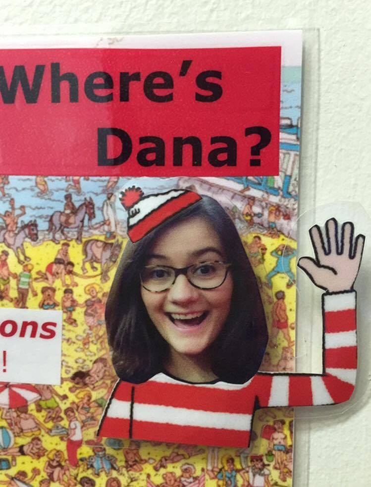 DanaWakeley's tweet photo. Who wore it better? Waldo vs. Dana (your favorite @SU_ResLife Resident Advisor :) #DIY #Reslife #RAlife #NHsmc https://t.co/YKgOiaoJ5g