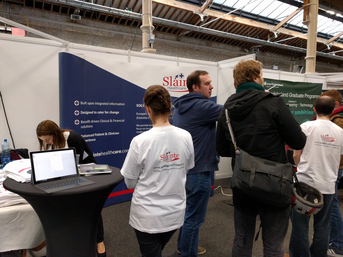 Interested in #healthcare technology? @SlainteHealth want to meet you at today's #STEMfair in @TheRDS