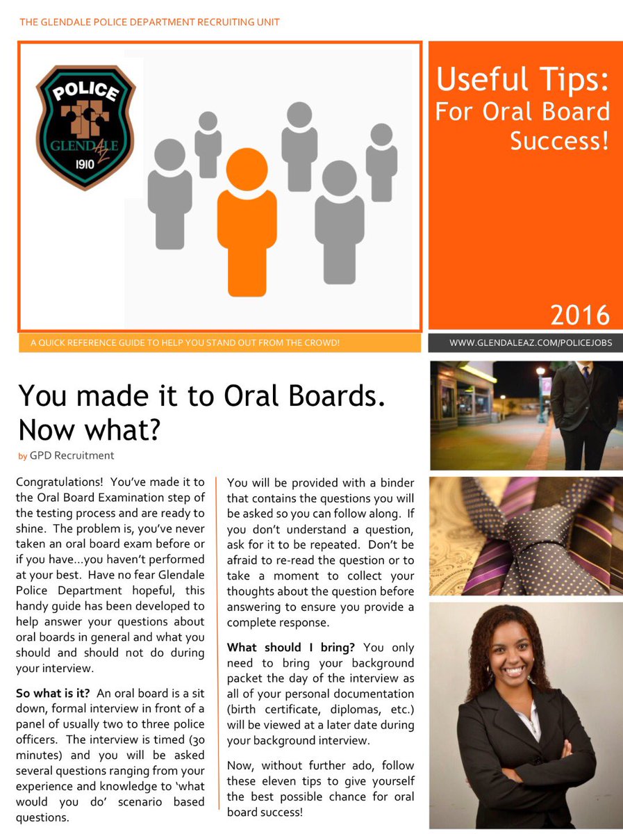 GPDRecruitment's tweet image. Oral Boards for Communications Specialist &amp;amp; Police Recruit begin next week! #TipGuide #GPD glendaleaz.com/policejobs/doc…