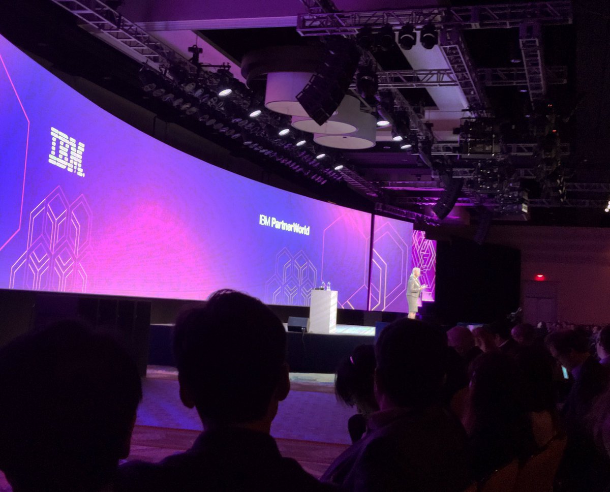 Ginny, hot off meetings with Obama and the Asian presidents yesterday, kicks off #IBMPWLC