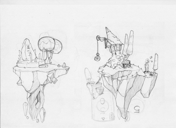 polarbeardgames's tweet image. Some sketches for the islands in background for our game TanooJump #gamedesign #gamedev #iosgamedev #indiedev