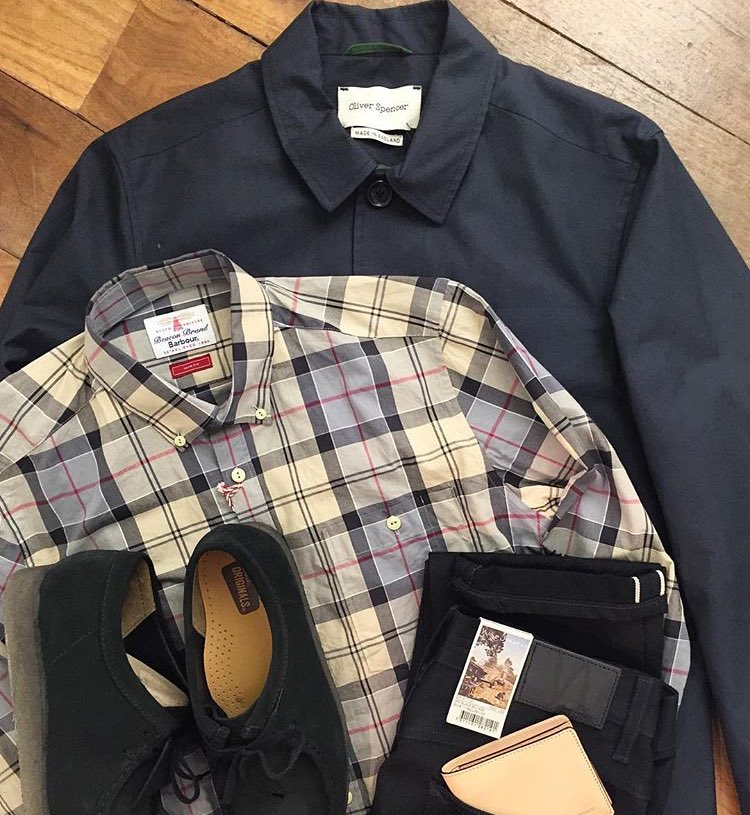 sevenwolvesmen's tweet photo. A nice outfit from @barbour  #independent #oliverspencer #barbour #clarksoriginals #norseprojects #nudiejeans https://t.co/mUroF75MJs