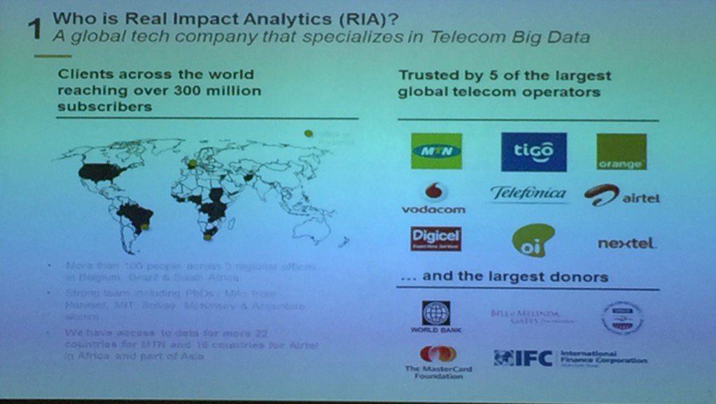 Toon's tweet photo. Data4Good: Mobility patterns in Uganda based on cell-phone data for urban planning &amp; transport systems @RIAnalytics https://t.co/mzApp9whPN