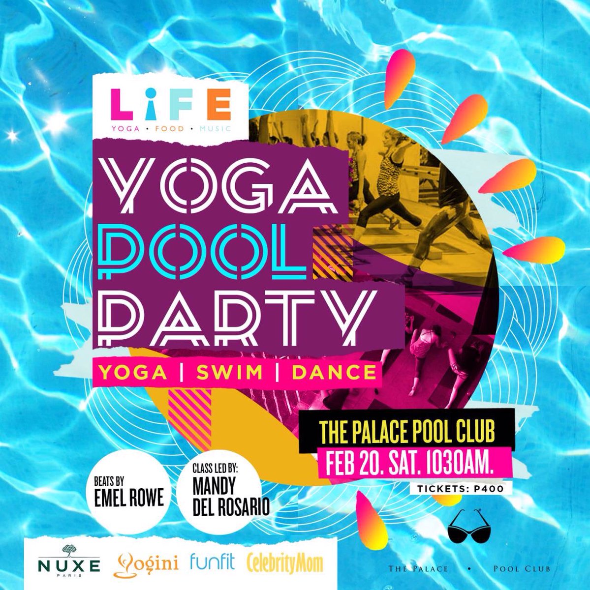 modernparentph's tweet image. Join us for a #YogaPoolParty at The Pool Club on the 20th! Buy tickets now at lifeyogacenter.com #LiFEyogaBGC