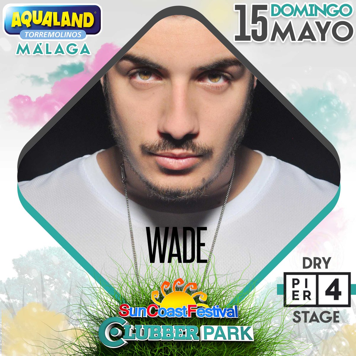 SunCoastFest's tweet photo. .@wade_tweet 2º confirmado #ClubberPark 15 Mayo #DryStage
Residente de @Pier4Club 
Abonos 👉 https://t.co/GPbk9I9ePM https://t.co/13sbwM1s3W