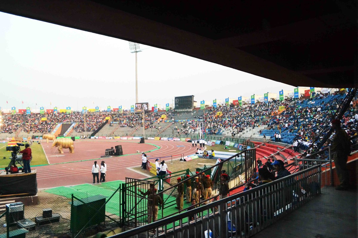 ddsportschannel's tweet photo. All set for closing ceremony of 12th South Asian Games. Watch #LIVE and #Exclusive on DD Sports from Guwahati https://t.co/i0ZZHzy7xR
