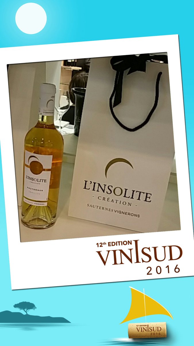 amelienollet's tweet photo. Les @SauternesUnion s'allient avec @CaveduMarmandai pour le 1er Sauternes coopératif, vin de marque ! #vinisud2016 https://t.co/3HKybHCAtl
