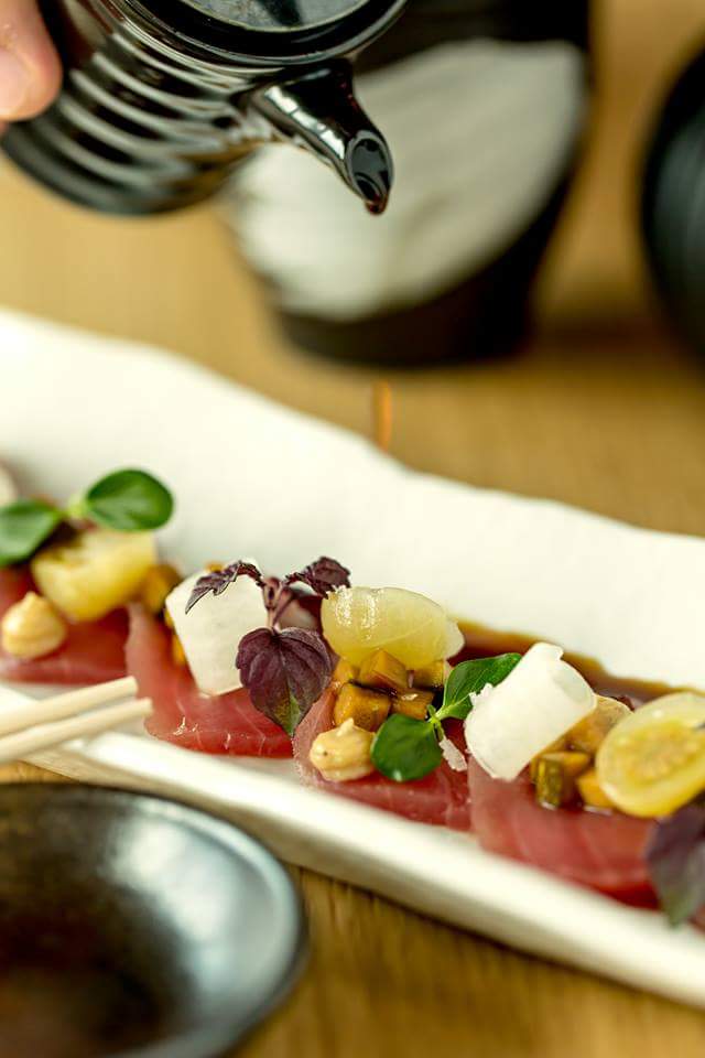 Tuesday is Tuna Day! New Style Tuna Sashimi in #wakamestyle 
#wakamedubai #mywakame #mydubai #dxb