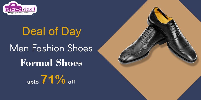 Reservedeal's tweet photo. Deal Of Day On Reservedeal: Men Formal Shoes Upto 71% Off 

https://t.co/Ycc7qSASfe https://t.co/3gjyg8Zk7j