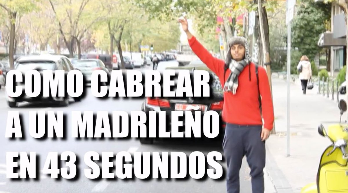 TargetVideo_es's tweet image. ¿Sabes como cabrear a un madrileño en 43 segundos?  goo.gl/avZKdW