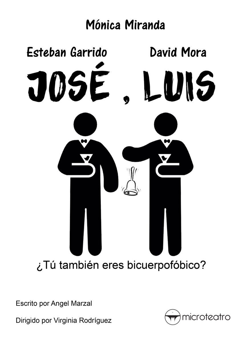 microteatro's tweet photo. ¿También eres bicuerpofóbica?
Una mente, dos cuerpos. No es tan difícil...
#MicroJoseLuis #Microfusión #Microteatro https://t.co/8H03uWPoWX