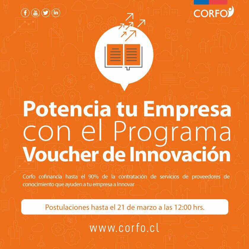 OIOceano's tweet photo. #Innovacion @Corfo financia hasta el 90% de los servicios de conocimiento https://t.co/X6qr1kRnpl
