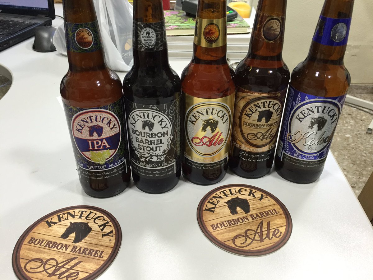PepeAndEsc's tweet photo. Gracias de corazón a @fortyburguer y por supuesto a @BB_import por las @KentuckyAle #beer #cerveza https://t.co/JjyLhEiOT7
