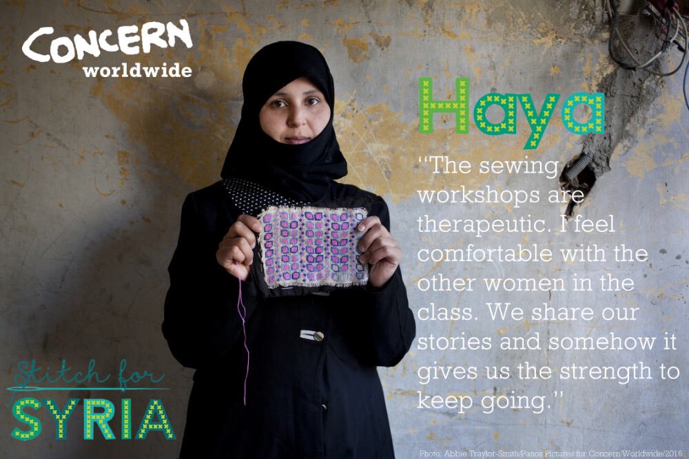 Craig_Burnett's tweet photo. V excited to launch #stitchforsyria - pls get involved &amp; help women like Haya https://t.co/rBVigsBHsW https://t.co/kTT3PP03Dz