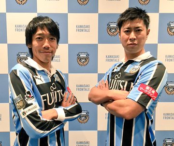 川崎フロンターレの開幕戦始球式はパンサー 尾形貴弘 中村憲剛 サンキュー Cycle やわらかスポーツ情報サイト