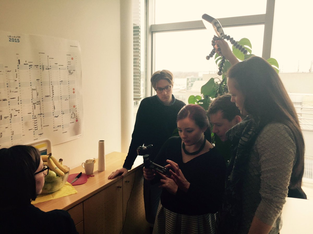 And Action! Bewegtbild gehört für uns zu PR dazu. Neue Skills lernen wir im Video-Workshop mit #newsonvideo.