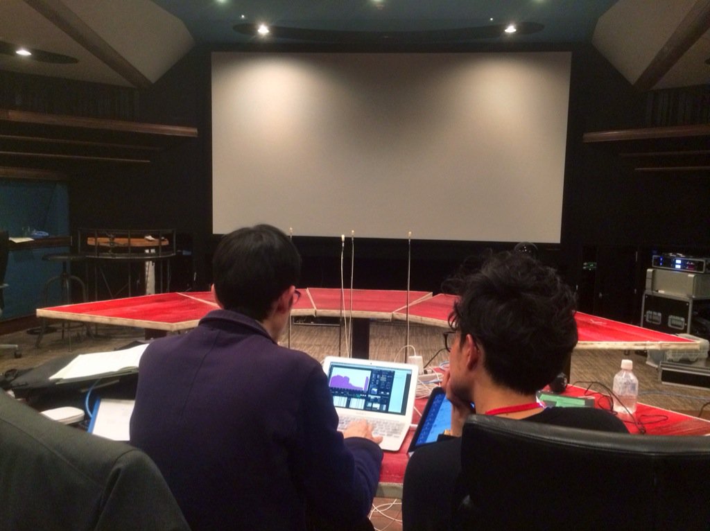 楽しい音響調整のお時間です。