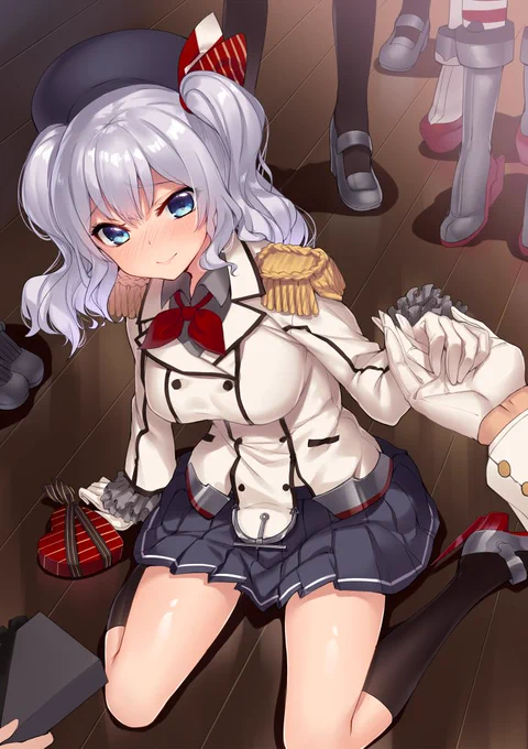 PIXIV投稿しました、よろしかったら評価などよろしくお願いします!バレンタイン鹿島ちゃん | 亞果   #pixiv  #バレンタインデー 