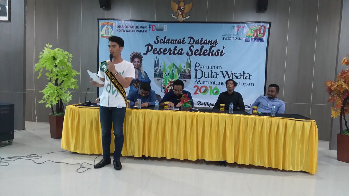 #EventBPN Perwakilan dr msing2 klompok diskusi <a href="/FDWB_BPN/">FDWB</a> mnyampaikan lgkh mreka memajukan pariwisata <a href="/KotaBalikpapan/">BALIKPAPAN</a>