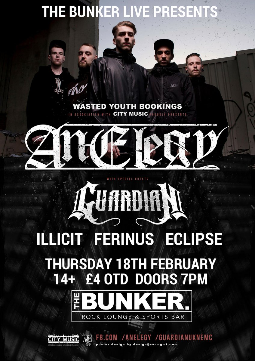 This Thursday! goo.gl/gAxvs4 <a href="/AnElegyUK/">An Elegy</a> <a href="/GuardianUKnemc/">Guardian</a> Who's keen for some breakdowns? Just £4 OTD!