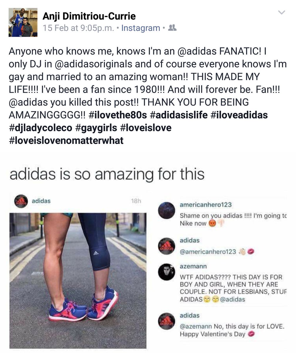 adidaslove hashtag on Twitter