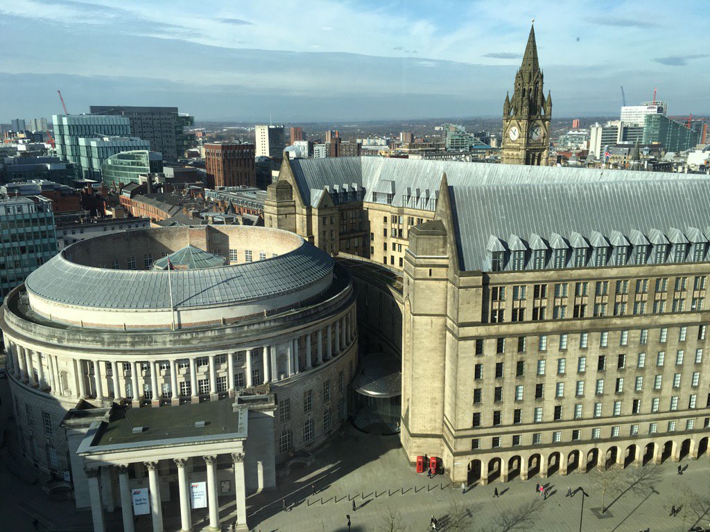 xosmith's tweet photo. Beautiful view from the 13th floor...@ILoveMCR https://t.co/9bDkm77b9s
