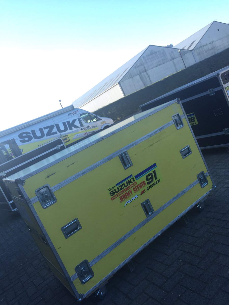 The bikes are packed and shipped to the <a href="/mxgp/">MXGP</a> of Qatar! #lettheseasonbegin #mxgp2016