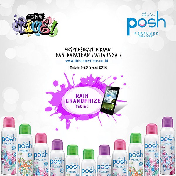 POSH_Indonesia's tweet photo. Girls, ayo ekspresikan dirimu di link ini https://t.co/OEQVtH7OF2 dan dapatkan hadiahnya #ThisIsMyTime https://t.co/DlhTEZUlg0
