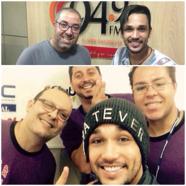 rachidoficial's tweet photo. #PéNaEstrada: Ontem, em #GeneralSalgado, com Juninho Mazey, da 94FM e hoje, em Araçatuba, com a galera da @clube96! https://t.co/o4Av1y440I