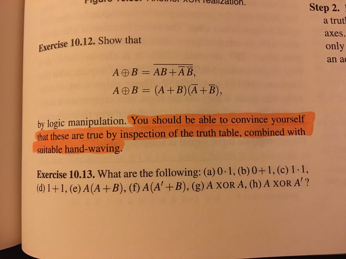 rwaldron's tweet photo. Art of Electronics 3rd Ed.: Exclusive OR gates... https://t.co/VmWiPO29e2