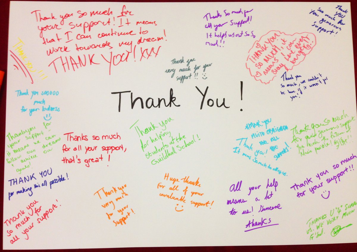 guildhallschool's tweet photo. 'Thankyou so much for your support! It means that I can continue to work towards my dream!' #GuildhallThanks https://t.co/FpJJYC1oib