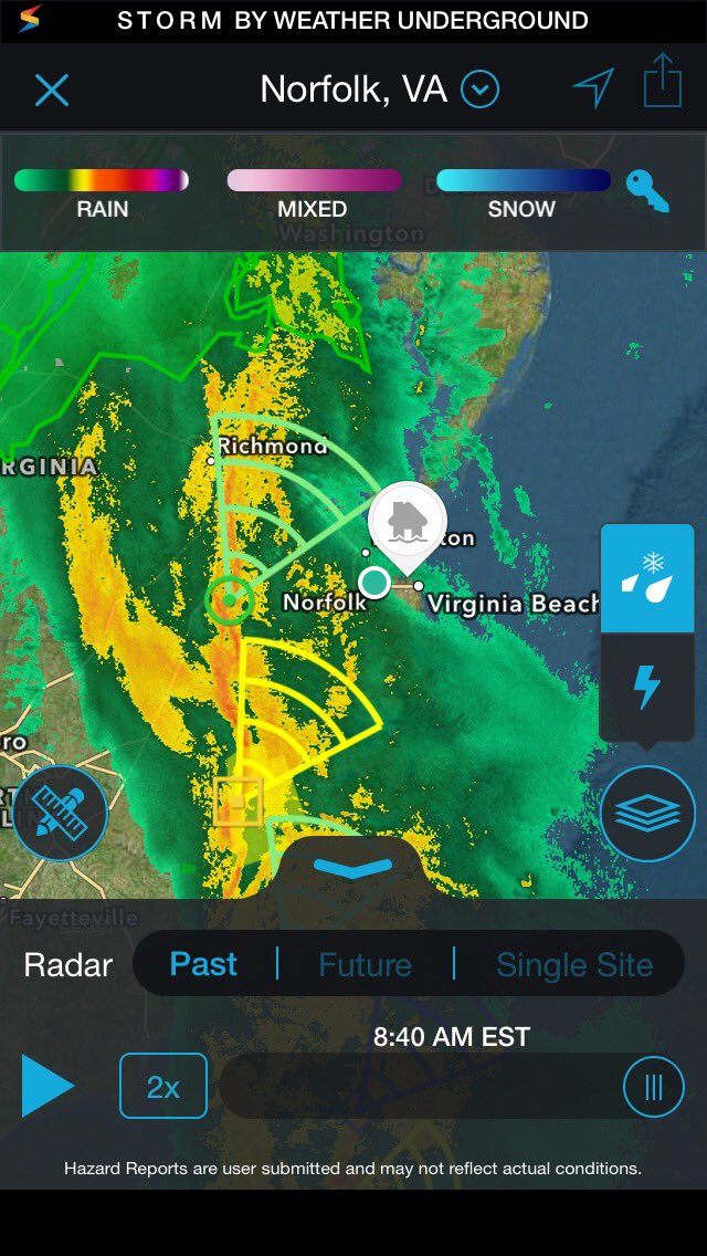 Expect moderate-heavy rainfall in the city throughout the day. Potential for flooding in known low-lying areas.