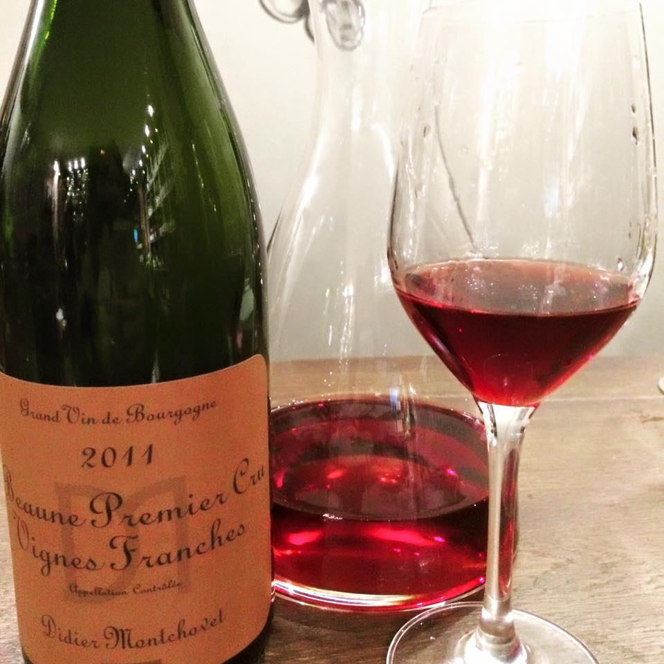 #Beaune1ercru Vignes Franches 2011 #DidierMontchovet #SaintValentin finesse bouquetée de framboises @ELLEactive