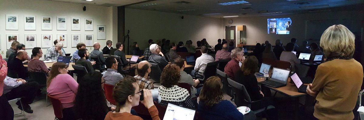 jennifer413's tweet photo. Members of the Endicott team gather to watch the launch for the #z13s #IBMz @FastCompany https://t.co/mk7ZcUoYgW