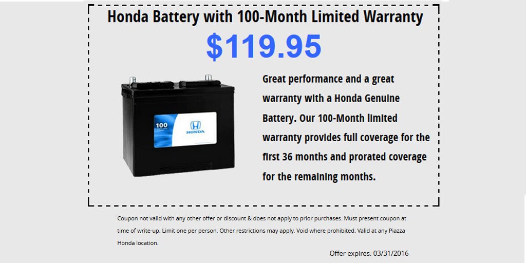 Honda Battery Warranty >> Piazza Honda Of Pottstown On Twitter Trouble Starting Up Honda Battery Warranty >> Piazza Honda Of Pottstown On Twitter Trouble Starting Up