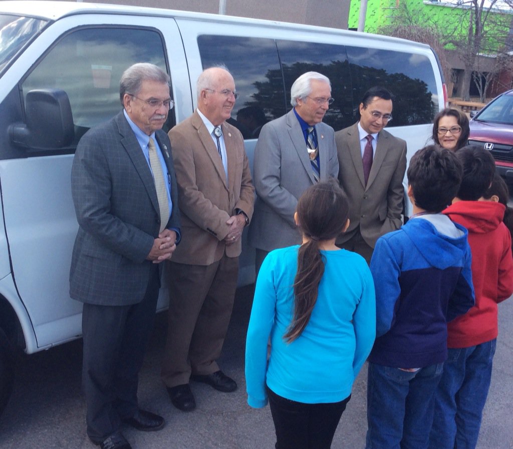 chiefbillbaker's tweet photo. Providing a needed van to the Murrow Indian Children's Home. The kids will be able to travel safely &amp; together. https://t.co/ox0lAsqqCI