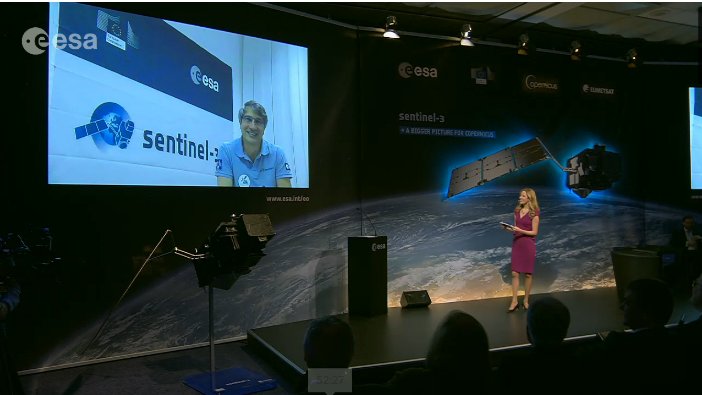 ESA_EO's tweet photo. Replay: first part of #sentinel3 launch event at #ESOC now available https://t.co/xA7hJWyz2I https://t.co/yDRGAzbpm5