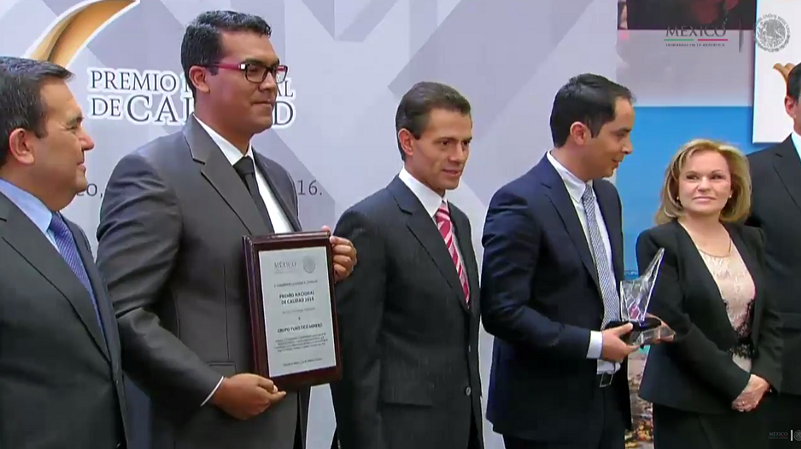 Con gusto les compartimos la noticia, Grupo Turístico Minero  fue galardonado con el #PremioNacionaldeCalidad