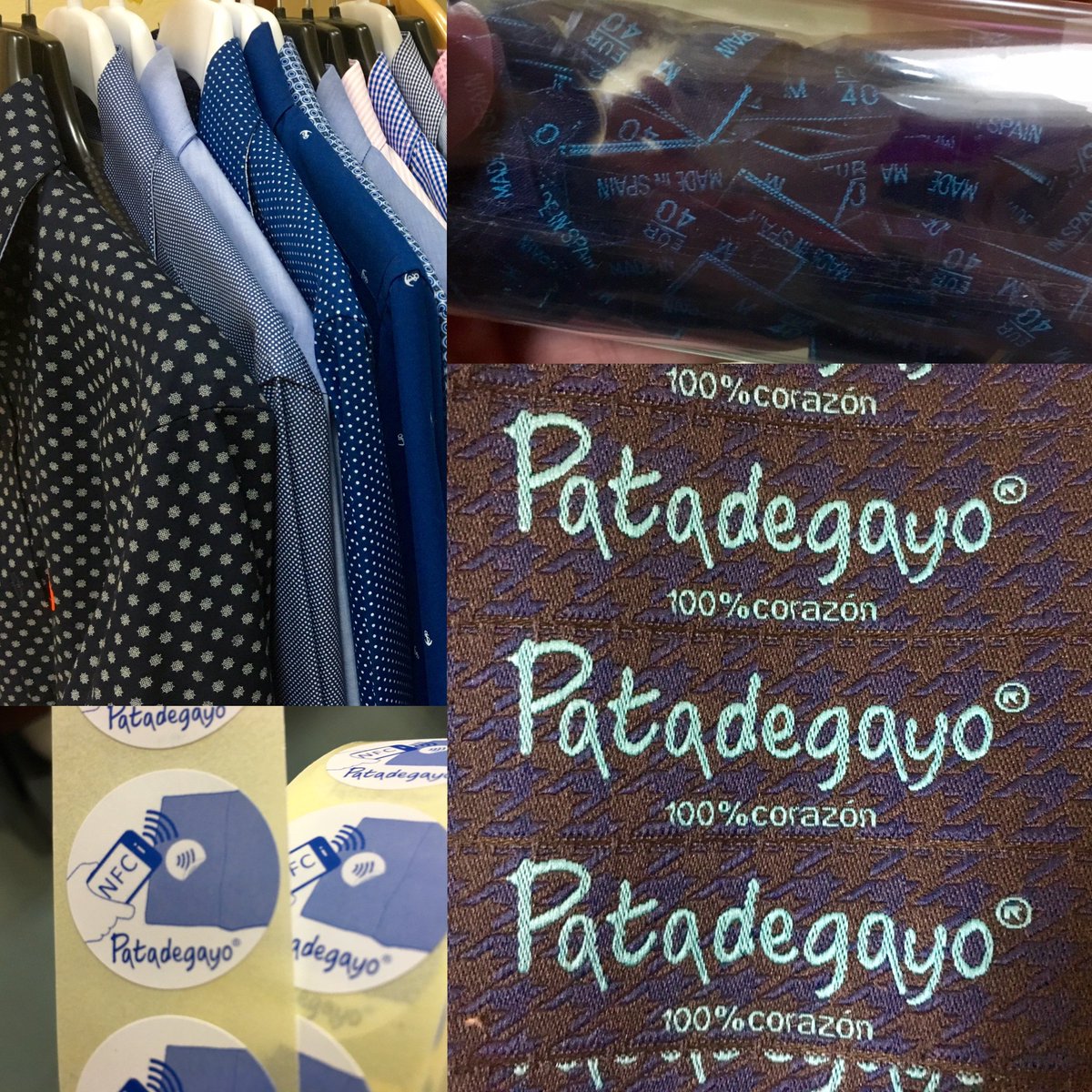 PatadeGayo's tweet photo. Ya esta casi casi lista nuestra nueva colección!!! #NFC #NFCshirts #tecnologíaNFC #camisasinteligentes #Innovacion https://t.co/vG4b4dgE5s
