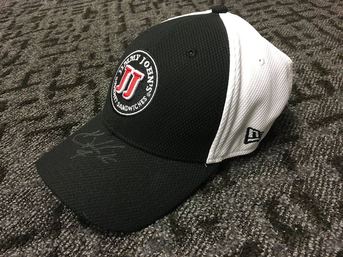KevinHarvick's tweet image. Retweet &amp;amp; follow me to win this signed @jimmyjohns @NewEraCap. Winner announced in 4hrs. #WinItWednesday