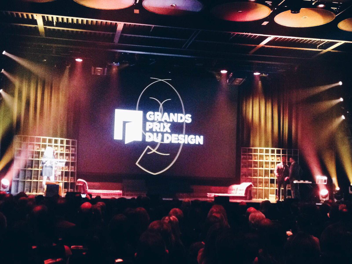 CabDeco's tweet photo. Quelle soirée! Félicitations à tous les lauréats des Grands Prix du design! 🏆👏👏 @agencepid #grandsprixdudesign https://t.co/yolpYLERBb